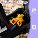 OLAKIDS Licensed Toyota 3 in 1 Toddler Ride On Push Car with Parent Handle, Guardrails and Storage