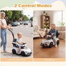 OLAKIDS Licensed Toyota 3 in 1 Toddler Ride On Push Car with Parent Handle, Guardrails and Storage