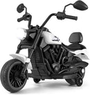 OLAKIDS Kids Motorcycle, 6V Ride On Toy with Training Wheels, for Toddlers 3+ Years