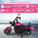 OLAKIDS Kids Motorcycle, 6V Ride On Toy with Training Wheels, for Toddlers 3+ Years