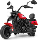 OLAKIDS Kids Motorcycle, 6V Ride On Toy with Training Wheels, for Toddlers 3+ Years