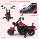OLAKIDS Kids Motorcycle, 6V Ride On Toy with Training Wheels, for Toddlers 3+ Years