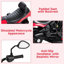 OLAKIDS Kids Motorcycle, 6V Ride On Toy with Training Wheels, for Toddlers 3+ Years