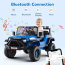 OLAKIDS 24V Ride on Car with Remote Control, Bluetooth Soft Start for Kids Aged 3+