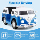 OLAKIDS Licensed Volkswagen Ride on Car 12V Kids Electric Vehicle Bus
