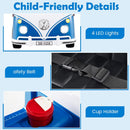 OLAKIDS Licensed Volkswagen Ride on Car 12V Kids Electric Vehicle Bus
