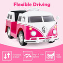 OLAKIDS Licensed Volkswagen Ride on Car 12V Kids Electric Vehicle Bus