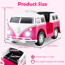 OLAKIDS Licensed Volkswagen Ride on Car 12V Kids Electric Vehicle Bus
