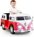 OLAKIDS Licensed Volkswagen Ride on Car 12V Kids Electric Vehicle Bus