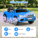 OLAKIDS Licensed Mercedes Benz SL500 12V Kids Ride On Car with Parental Remote, Suspension, Bluetooth & Music