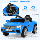 OLAKIDS Licensed Mercedes Benz SL500 12V Kids Ride On Car with Parental Remote, Suspension, Bluetooth & Music