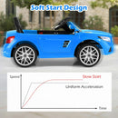 OLAKIDS Licensed Mercedes Benz SL500 12V Kids Ride On Car with Parental Remote, Suspension, Bluetooth & Music