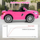 OLAKIDS Licensed Mercedes Benz SL500 12V Kids Ride On Car with Parental Remote, Suspension, Bluetooth & Music