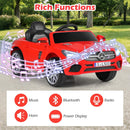OLAKIDS Licensed Mercedes Benz SL500 12V Kids Ride On Car with Parental Remote, Suspension, Bluetooth & Music