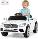 OLAKIDS Licensed Mercedes Benz SL500 12V Kids Ride On Car with Parental Remote, Suspension, Bluetooth & Music