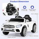 OLAKIDS Licensed Mercedes Benz SL500 12V Kids Ride On Car with Parental Remote, Suspension, Bluetooth & Music