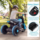 OLAKIDS 6V Kids Motorcycle with Forward & Reverse Switch, Headlight, Horn, Music, Story, USB Port