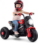 OLAKIDS 6V Kids Motorcycle with Forward & Reverse Switch, Headlight, Horn, Music, Story, USB Port