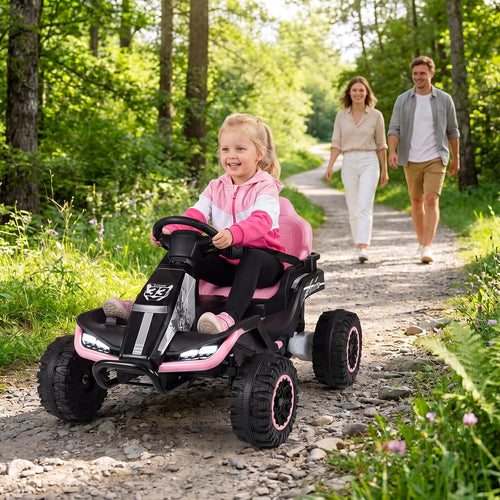 OLAKIDS 24V Ride On Toys for Big Kids Aged 3+ with Detachable Trailer