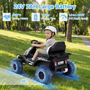OLAKIDS 24V Ride On Toys for Big Kids Aged 3+ with Detachable Trailer