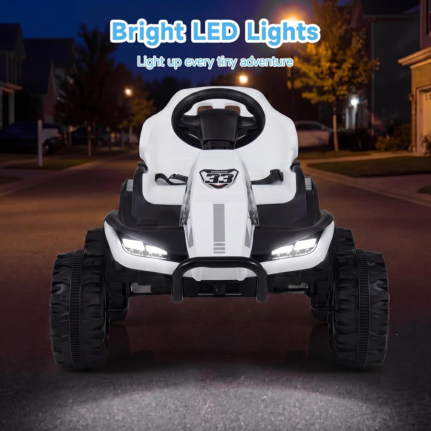 OLAKIDS 24V Ride On Toys for Big Kids Aged 3+ with Detachable Trailer