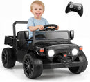 OLAKIDS 12V Licensed Kids Electric Ride On Truck with Dump Bed, Remote Control, Bluetooth Music Lights for Ages 3+