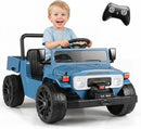 OLAKIDS 12V Licensed Kids Electric Ride On Truck with Dump Bed, Remote Control, Bluetooth Music Lights for Ages 3+