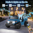 OLAKIDS 12V Licensed Kids Electric Ride On Truck with Dump Bed, Remote Control, Bluetooth Music Lights for Ages 3+