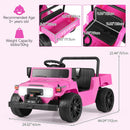 OLAKIDS 12V Licensed Kids Electric Ride On Truck with Dump Bed, Remote Control, Bluetooth Music Lights for Ages 3+