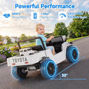 OLAKIDS 12V Licensed Kids Electric Ride On Truck with Dump Bed, Remote Control, Bluetooth Music Lights for Ages 3+