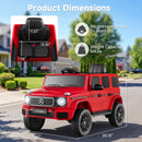OLAKIDS 12V Licensed Mercedes-Benz G580 Electric Car for Kids 3+ Y