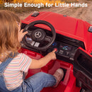 OLAKIDS 24V Licensed Mercedes-Benz G580 Electric Car for Kids 3+ Y