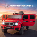 OLAKIDS 24V Licensed Mercedes-Benz G580 Electric Car for Kids 3+ Y