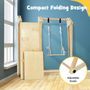 OLAKIDS Indoor Jungle Gym 4 in 1 Foldable Toddler Wooden Montessori Baby Climbing Toys