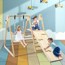 OLAKIDS Indoor Jungle Gym 4 in 1 Foldable Toddler Wooden Montessori Baby Climbing Toys