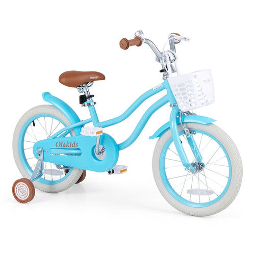 Olakids Kids Bike, 12 14 16  Inch Toddlers Bike with Training Wheels for Girls Boys