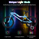 OLAKIDS Kids Bike with LED Lights & Training Wheels, Adjustable Bicycle for Toddlers