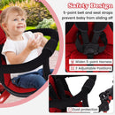 OLAKIDS Kids Tricycle, 6 in 1 Stroll Trike with Adjustable Push Handle Suitable for 10 Months to 5 Years