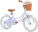 OLAKIDS Kids Bike 12/14/16/18 Inch with Training Wheels & Basket for Ages 3-8  (20 Inch without traninning wheels)