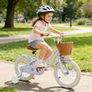 OLAKIDS Kids Bike 12/14/16/18 Inch with Training Wheels & Basket for Ages 3-8  (20 Inch without traninning wheels)