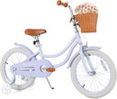 OLAKIDS Kids Bike 12/14/16/18 Inch with Training Wheels & Basket for Ages 3-8  (20 Inch without traninning wheels)