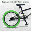 Olakids 20" Kids BMX Bike with 4 Pegs for Boys & Girls, Freestyle Bicycle with Adjustable Seat