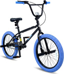 Olakids 20" Kids BMX Bike with 4 Pegs for Boys & Girls, Freestyle Bicycle with Adjustable Seat