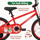 OLAKIDS Christmas Theme Kids Bike 12/14/16/18 Inch with Training Wheels & Music Box