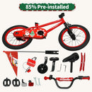 OLAKIDS Christmas Theme Kids Bike 12/14/16/18 Inch with Training Wheels & Music Box