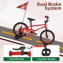 OLAKIDS Christmas Theme Kids Bike 12/14/16/18 Inch with Training Wheels & Music Box