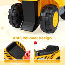 OLAKIDS 3-in-1 Ride On Excavator & Bulldozer, Construction Vehicles for Toddlers Boys and Girls