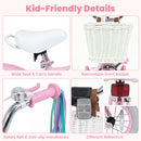 Olakids Kids Bike, 12 14 16 18 Inch Sweet Heart Theme Girls Bicycle with Training Wheels