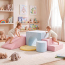 Olakids Toddler Climbing Toys Indoor, 6 PCS Foam Climbing Blocks