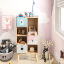 OLAKIDS Kids Bookcase Toy Storage Organizer Wooden Bookshelf for Toddlers Classroom Nursery Playroom